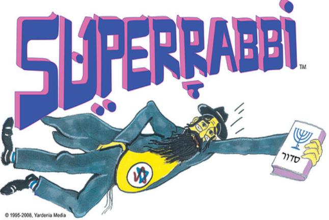 SUPERRABBI (SUPER RABBI) A New Jewish/Israeli  Superhero (Superheroes) - Super Jew (Super Jews).